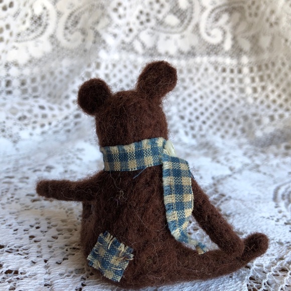 COPY - Handmade needle felted teddy bear NWT - Picture 6 of 9